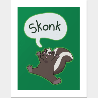 Skonk Skunk Posters and Art